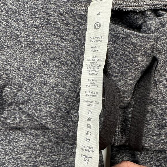 Lululemon Pants Womens 4 Gray Ready To Rulu High Rise Cropped Jogger Comfort Gym - Picture 8 of 14